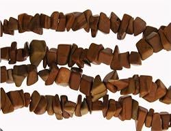36 inch Endless Chip Necklace (approx. 8mm) - Picture Jasper