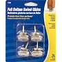 Waxman 4708995N 1-Inch Swivel Round Furniture Glides, Oatmeal
