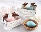 The Nest Egg Scented Egg Soap in Nest, Blue