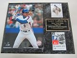 New York Mets Gary Carter 2 Card Collector Plaque