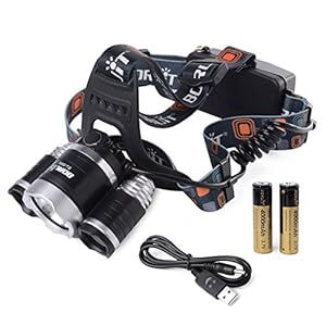 Cash back for  XCSOURCE® 6000LM 3x CREE LED Scheinwerfer Headlamp Headlight Stirnlampe L2 2X Wiederaufladbarer Blitz 18650 Akku Handwerkzeuge LD386
