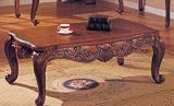 51diYPogp0L. SL160  Leaf And Shell Brown Finish Coffee Table
