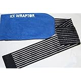 Ice Wraptor Ice Wrap / Cold Wrap can hold ANY ice and gel pack up to 5 x 10 inches - Wraps around any body part from small joints to knees, backs, and shoulders - Ice Pack NOT Included