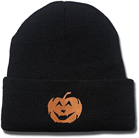 Halloween Logo Beanie Fashion Unisex Embroidery Beanies Skullies Knitted Hats Skull Caps