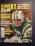Joe Namath New York Jets Autographed June 1966 Sport Magazine