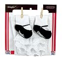 Dimples Mary Jane Tights - Black, 0-12 Months