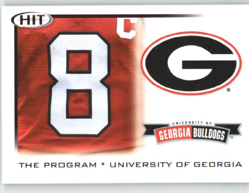 The Program - Georgia Bulldogs / 2010 Sage HIT Football Card Shipped in Protective Screwdown Case