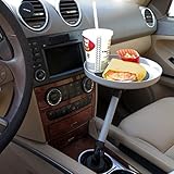 Evelots Automobile Swivel Tray Car Truck Food Snacks Electronics Cup Holder