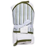 Bask Home Hooded Towel and Washcloth Set - Dotted... by Bask Home