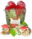 Belgian White Chocolate Dipped Holiday Fortune Cookies