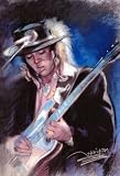 Stevie Ray Vaughan (W/ Guitar) Music Poster Print - 11
