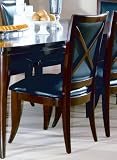 Home Elegance 589S Leather Side Chair in Ebonized Cherry