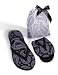 Lavender Paisley Folding Flip Flops