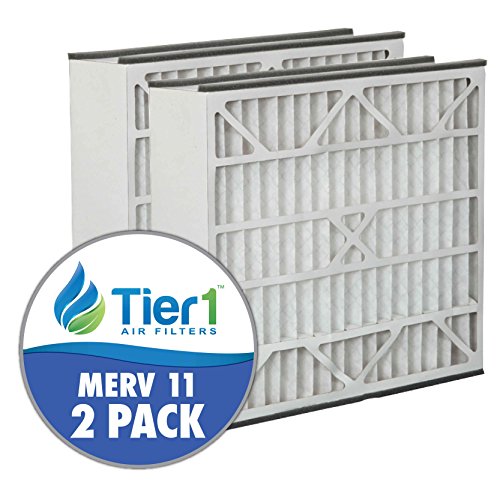 Ultravation 20x25x5 Merv 11 Replacement AC Furnace Air Filter (2 Pack)