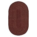 Chenille Rug - Red (30x50" Oval)