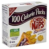 100 Calorie Packs,Cheese Nips Thin Crisps, 6-Count Boxes (Pack of 6)