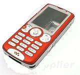 TeckNet Sony Ericsson W810i Style-up Housing Keyboard Fascia cover for the Sony Ericsson W810i - Red