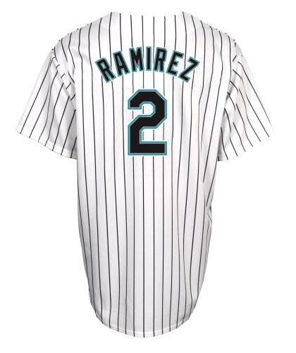 MLB Hanley Ramirez Florida Marlins Replica Home Jersey (Medium)
