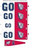 New Jersey Nets Animated 3-D Auto Spin-Flags