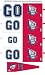 New Jersey Nets Animated 3-D Auto Spin-Flags