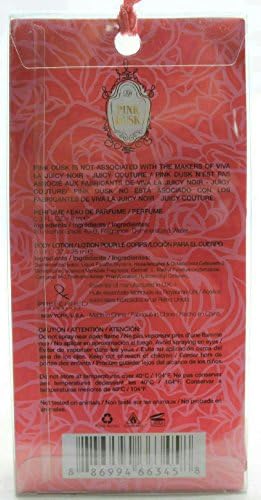 Bundle: 2 Items - 0.3 Ounce Perfume & 0.9 Ounce Body Lotion Pink Gift Set Travel Sample Size (Pink Dusk Scent) (Pink Dusk, 0.3 fl oz)