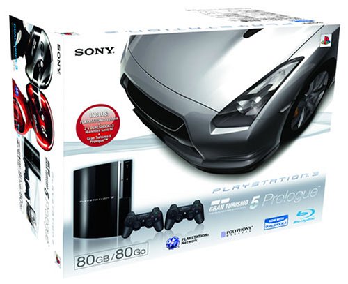 Childrens Toyshop   : Console Playstation 3 (80 Go) + GT5 Prologue + 2ème manette DualShock 3