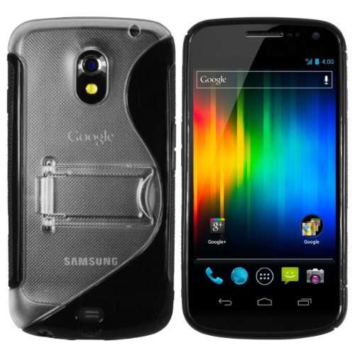 mumbi TPU Silikon Schutzh&uuml;lle f&uuml;r Samsung Galaxy Nexus i9250 mit Aufstell-Funktion