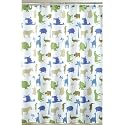Animal Cracker Fabric Shower Curtain