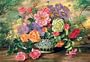 PUZZLE - Flowers in a Vase [1500 Pieces] [Puzzles are interesting and exciting games. The history of their existence is not as great as the majority of games, but they quickly assumed their own individual place in the world of games. They are related to logic games. The entire essence of the puzzle's game consists in putting together an entire image (picture) from many chaotically scattered fragments. Both children and adults play puzzles with pleasure. Puzzle games are an excellent means for a pleasant pastime for parents and children. They help to develop children's logic and visual perception. It will be pleasant to watch and become aware of your child's pleasure, when you assemble the puzzle together with them]