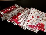 Silk Shawl Bougainvilleas in White