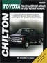 Toyota Pick-ups, Land Cruiser, and 4-Runner, 1970-88 (Chilton's Total Car Care Repair Manuals)