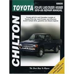 Toyota and Pick-up 1984-88 Repair Manual (Total Car Care)