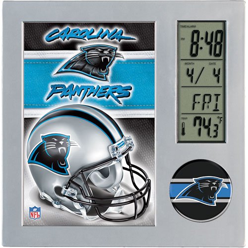 Wincraft Carolina Panthers Desk Clock Picture