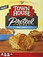 Town House Pretzel Thins Oven Baked Crackers, Sea Salt, 10 Ounce (Pack of 12)