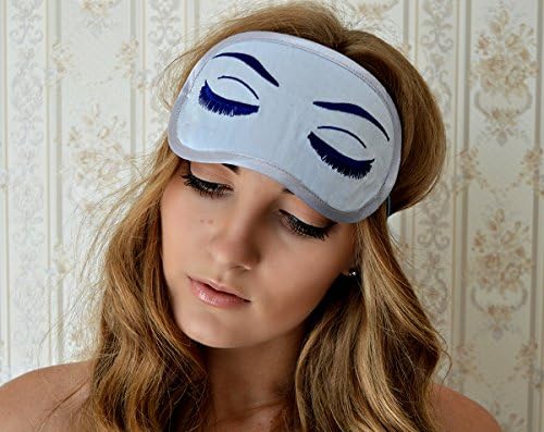 Sleep Mask Breakfast at Tiffanys Sleeping Mask Unisex Eyemask Embroidery Handmade Modern Gift Bedding Accessories M10