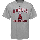 Majestic Los Angeles Angels of Anaheim Youth Performance Fan T-Shirt - Ash