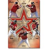 Houston Astros (Berkman, Lee, Pence, Oswalt, Bourn) Sports Poster Print - 22x34