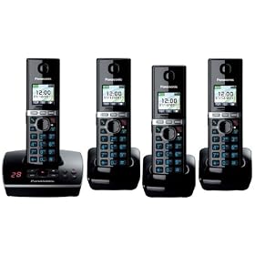 Panasonic KX-TG 8061 Cordless Phone 4 handset pack 8064