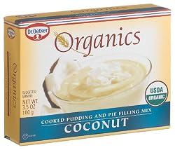 Oetker Organic Coconut Pudding And Pie Mix, 3.5-Ounces (Pack of 12)
