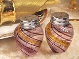 Baby Keepsake: Murano Art Deco Collection Salt and Pepper Shaker Set Baby Keepsake: Murano Art Deco Collection Salt and Pepper Shaker Set
