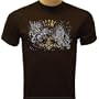 Griffin Vs Lion Crest Gothic Hardcore T-shirt