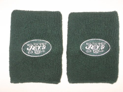 NEW YORK JETS Team Logo COTTON WRISTBANDS -(set of 2)