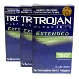 Trojan Extended Pleasure Premium Latex Condoms, Climax Control Lubricant , 36 condoms