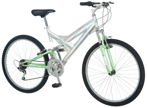Pacific Girl's Chromium Full Suspension Bicycle (26-Inch)
