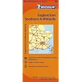 Michelin Map England East, Southeast, & Midlands