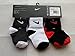 Nike 6 Pairs Toddler Socks, 12-24 Months, Black/White/Grey/Red