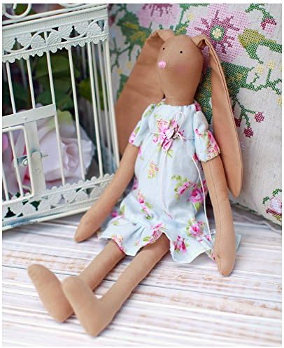 Handmade Decoration Doll "Hare Girl", Fabric Doll