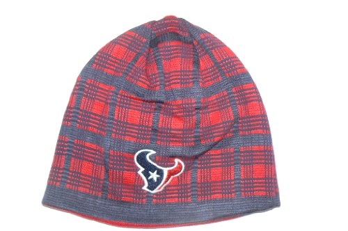 NFL Houston Texans Reversible Team Color Beanie Hat Cap Lid Toque