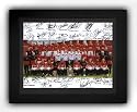 Manchester United 09/10 Squad Autograph Signed & Framed Photo