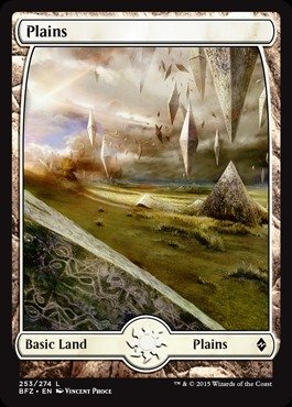 Magic: the Gathering - Plains (253) (253/274) - Battle for Zendikar - Foil
